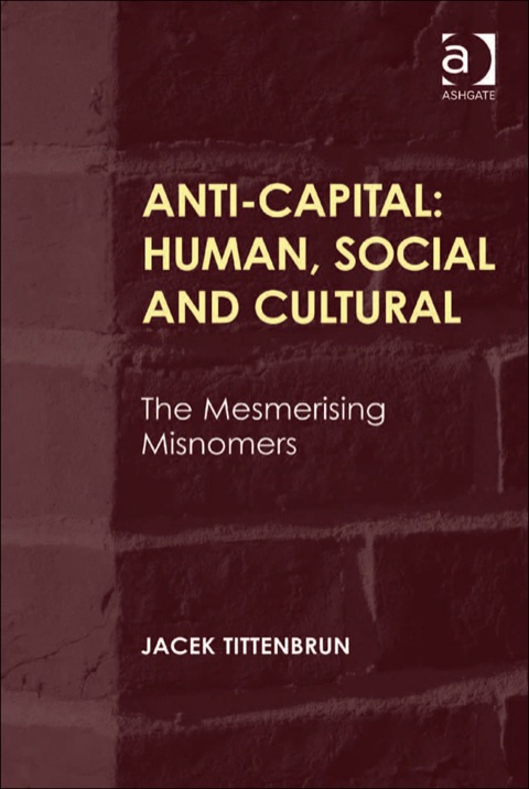 Cover image for book Anti-Capital: Human, Social and Cultural: The Mesmerising Misnomers
