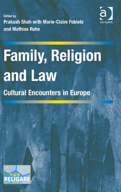Cover image for book Family, Religion and Law: Cultural Encounters in Europe