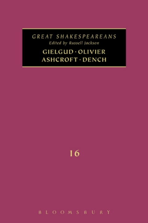 Cover image for book Gielgud, Olivier, Ashcroft, Dench