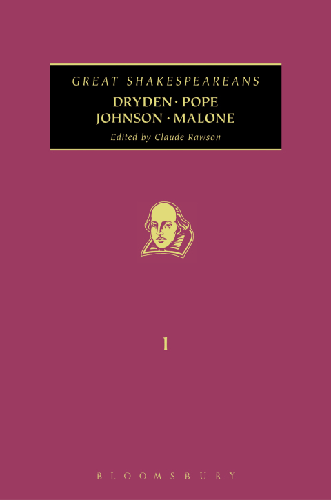 Cover image for book Dryden, Pope, Johnson, Malone