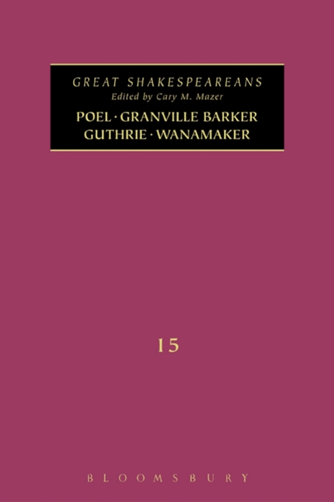 Cover image for book Poel, Granville Barker, Guthrie, Wanamaker