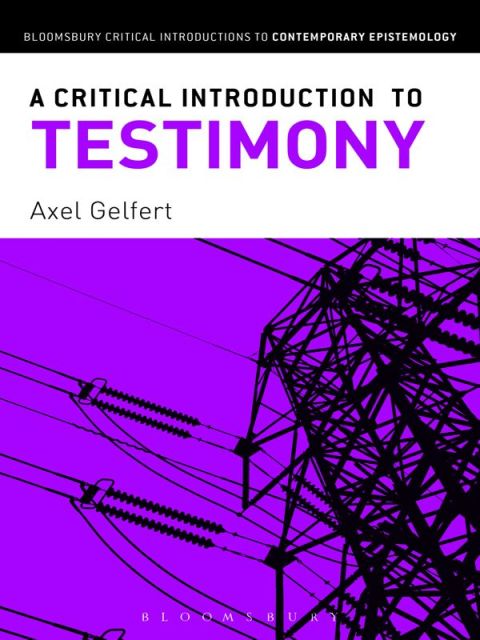 Cover image for book A Critical Introduction to Testimony