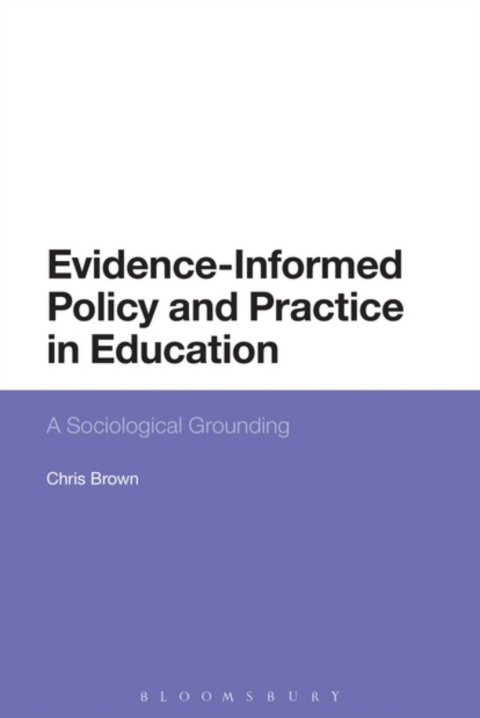 Cover image for book Evidence-Informed Policy and Practice in Education