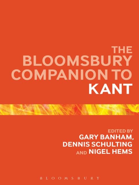 Cover image for book The Bloomsbury Companion to Kant