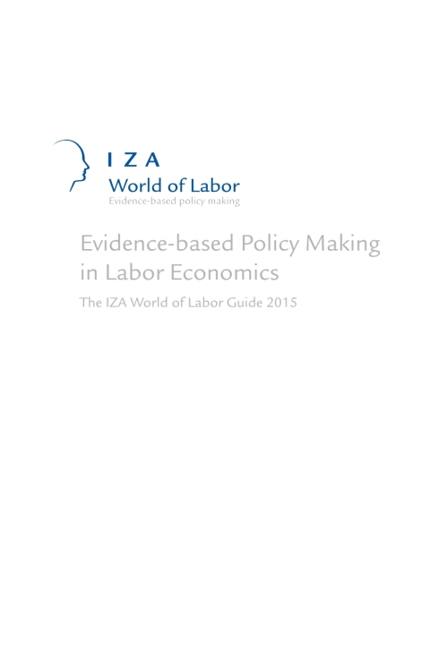 Cover image for book Evidence-based Policy Making in Labor Economics