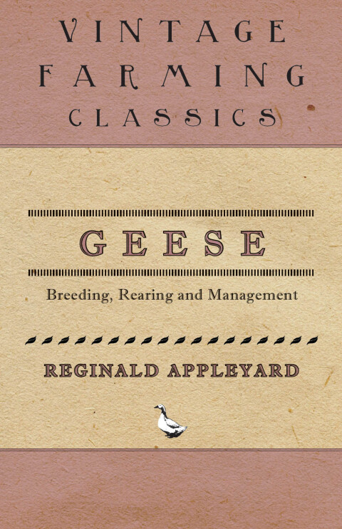 Cover image for book Geese - Breeding, Rearing and Management