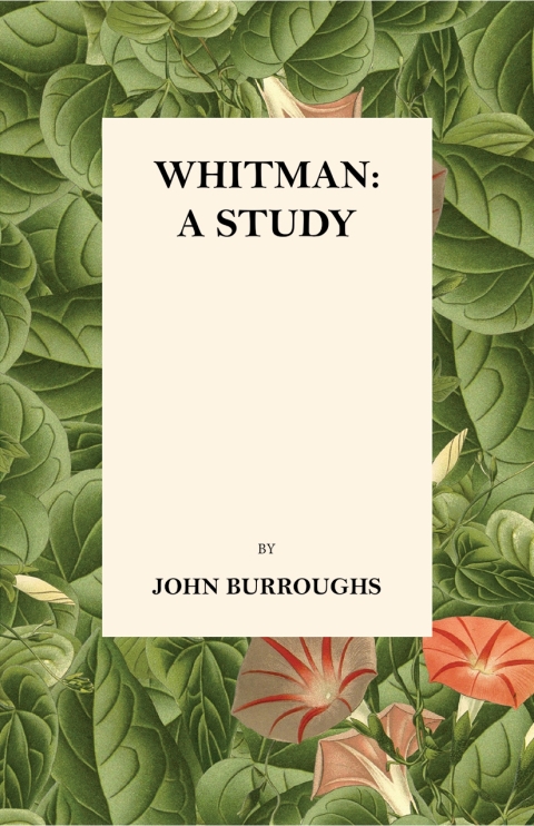Cover image for book Whitman: A Study