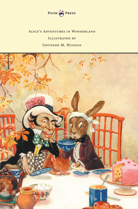 Cover image for book Alice's Adventures in Wonderland - Illustrated by Gwynedd M. Hudson