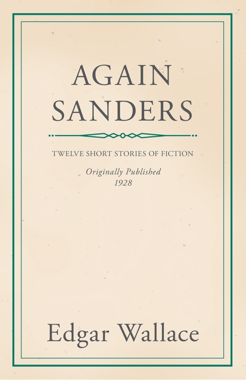 Cover image for book Again Sanders