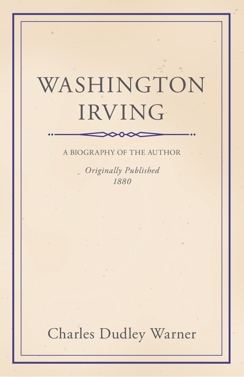 Cover image for book Washington Irving