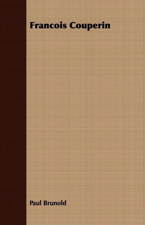 Cover image for book Francois Couperin