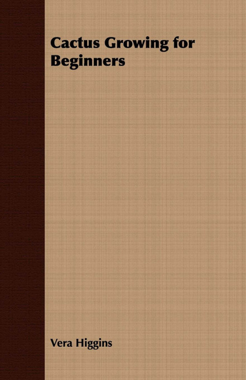 Cover image for book Cactus Growing for Beginners