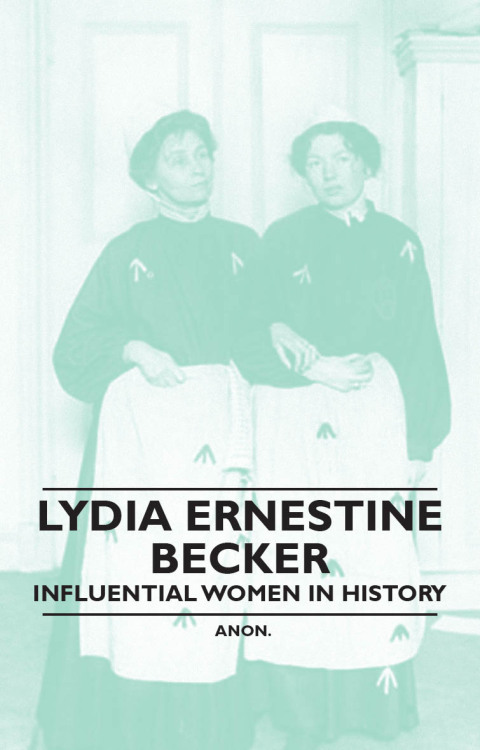 Cover image for book Lydia Ernestine Becker - Influential Women in History