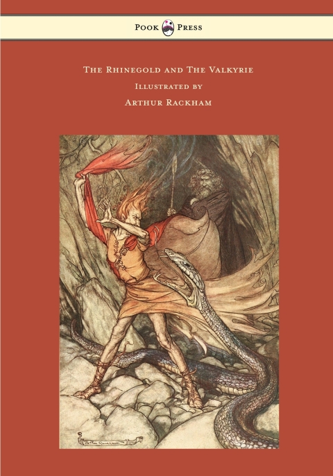Cover image for book The Rhinegold and The Valkyrie - The Ring of the Niblung - Volume I - Illustrated by Arthur Rackham