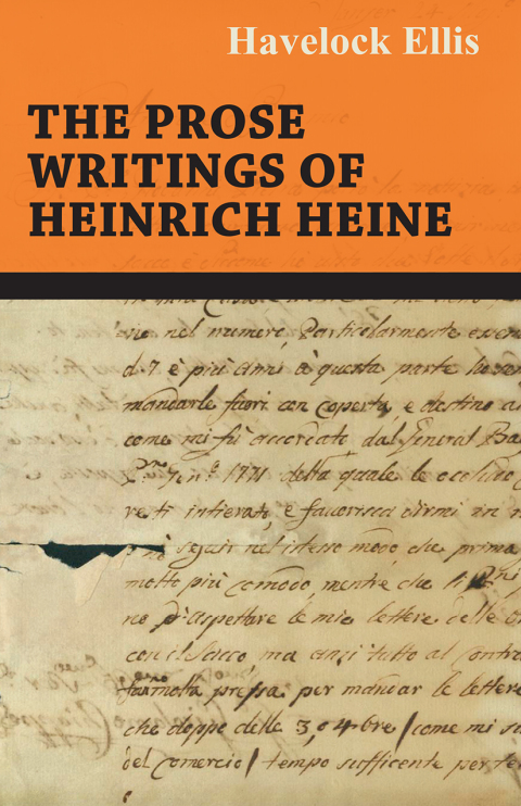 Cover image for book The Prose Writings of Heinrich Heine