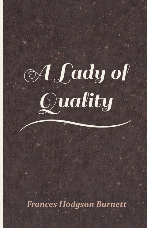 Cover image for book A Lady of Quality
