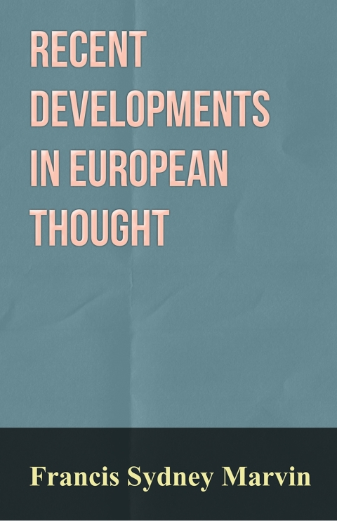 Cover image for book Recent Developments in European Thought