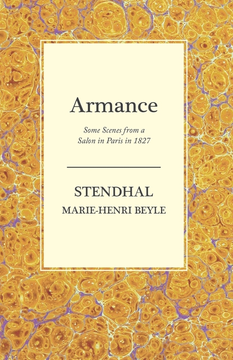 Cover image for book Armance - Some Scenes from a Salon in Paris in 1827