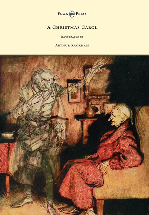 Cover image for book A Christmas Carol - Illustrated by Arthur Rackham