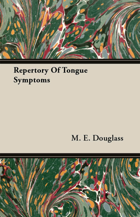 Cover image for book Repertory Of Tongue Symptoms