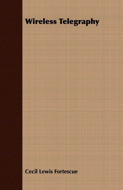 Cover image for book Wireless Telegraphy