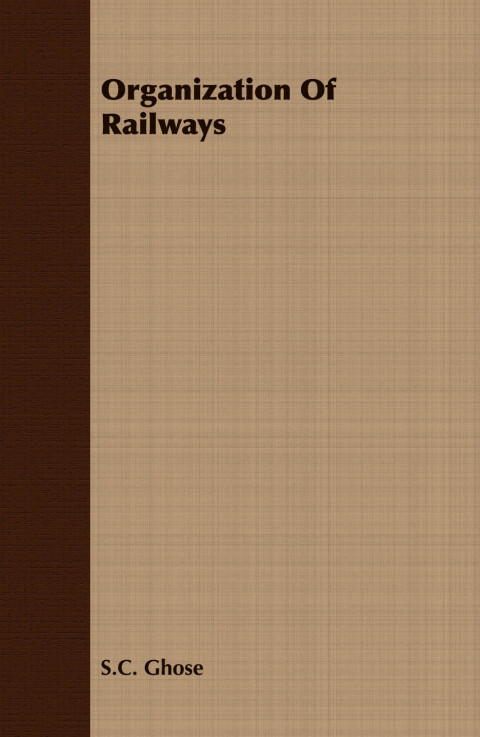 Cover image for book Organization Of Railways