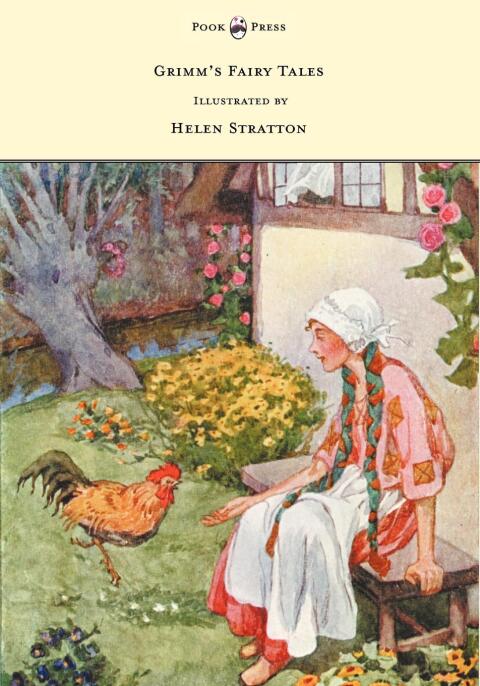 Cover image for book Grimm's Fairy Tales - With Many Illustrations in Colour and in Black-And-White by Helen Stratton
