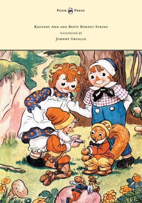 Cover image for book Raggedy Ann and Betsy Bonnet String - Illustrated by Johnny Gruelle