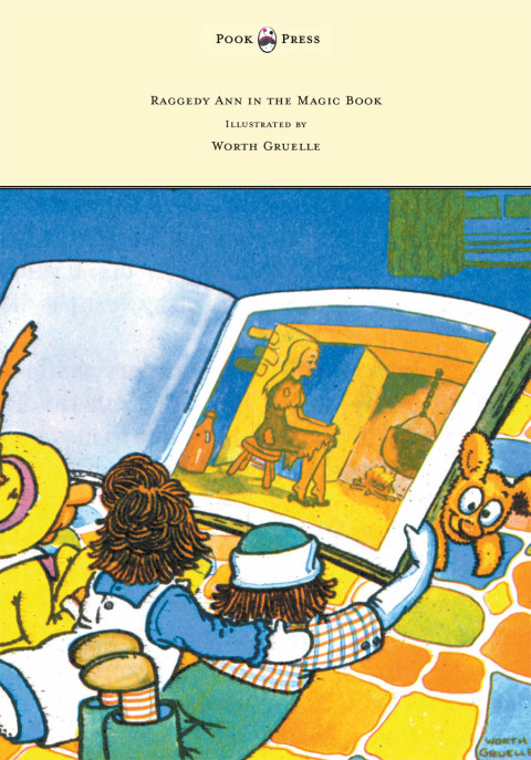 Cover image for book Raggedy Ann in the Magic Book - Illustrated by Worth Gruelle