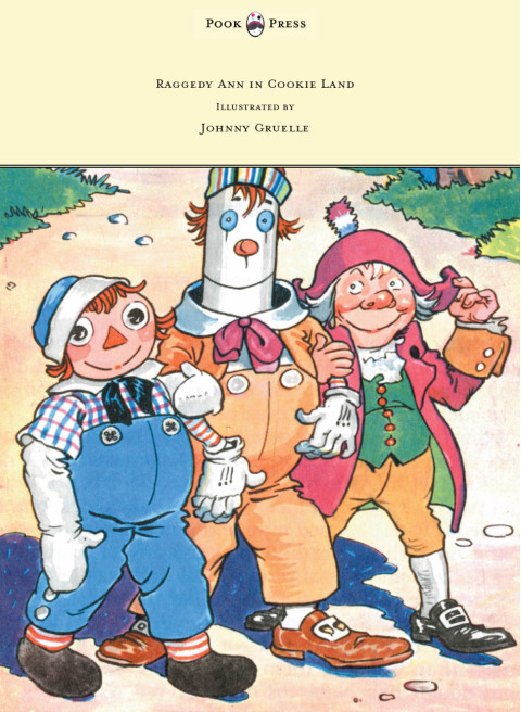Cover image for book Raggedy Ann in Cookie Land - Illustrated by Johnny Gruelle