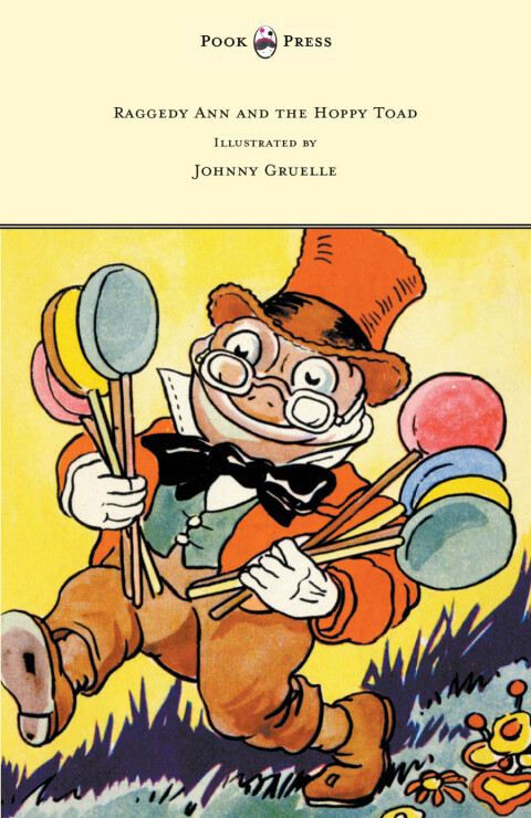 Cover image for book Raggedy Ann and the Hoppy Toad - Illustrated by Johnny Gruelle
