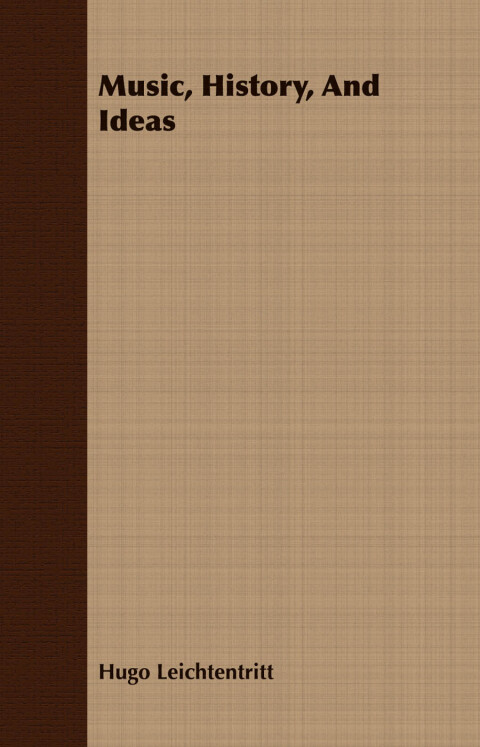 Cover image for book Music, History, And Ideas