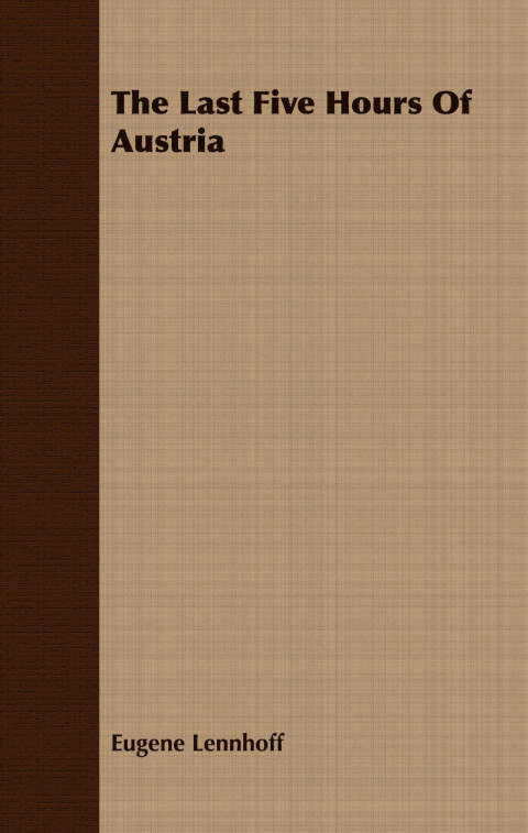 Cover image for book The Last Five Hours Of Austria