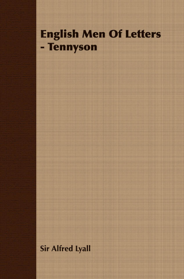English Men Of Letters - Tennyson