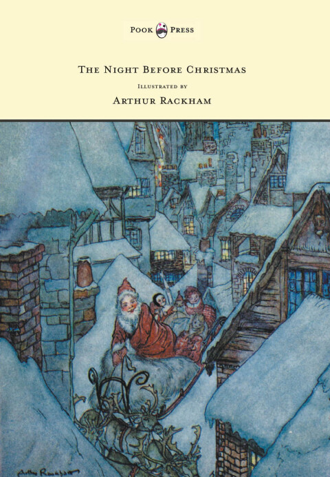Cover image for book The Night Before Christmas - Illustrated by Arthur Rackham
