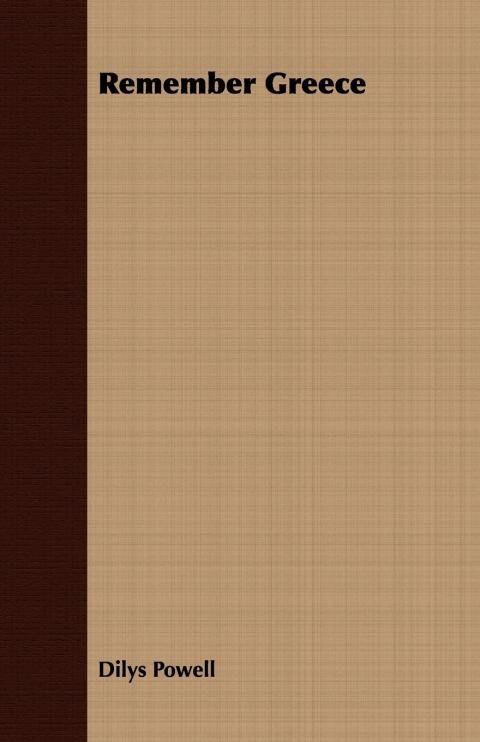 Cover image for book Remember Greece