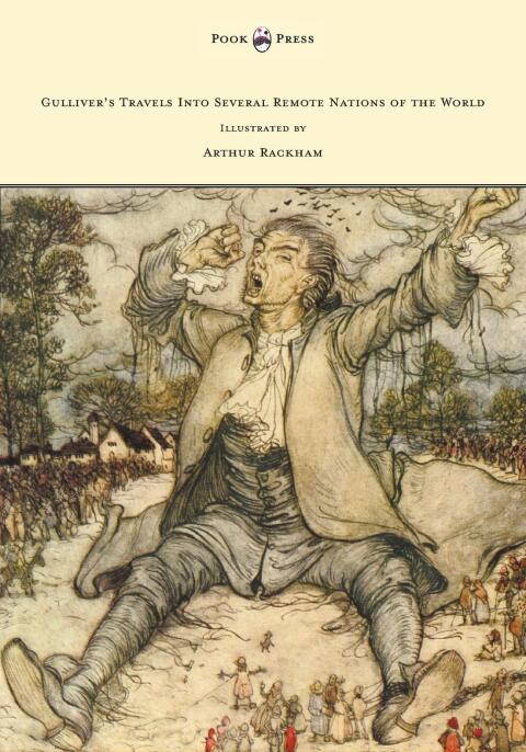 Cover image for book Gulliver's Travels Into Several Remote Nations of the World - Illustrated by Arthur Rackham
