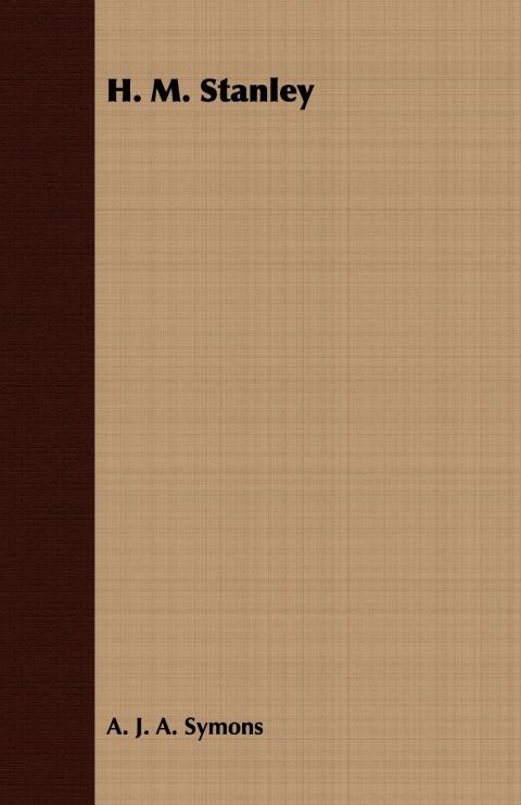 Cover image for book H. M. Stanley