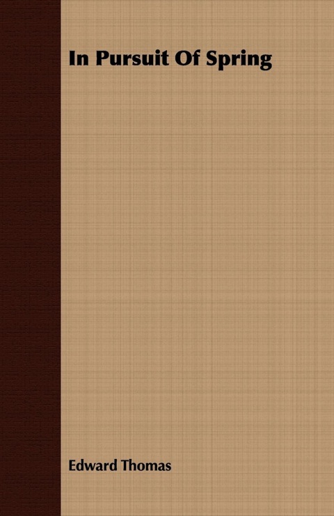 Cover image for book In Pursuit Of Spring