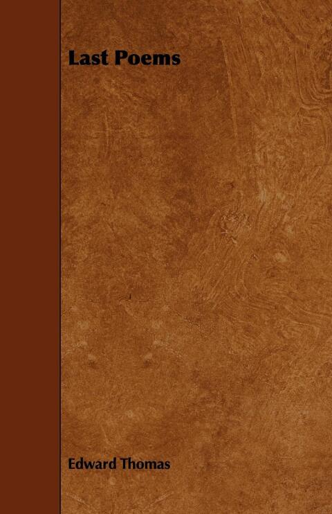 Cover image for book Last Poems