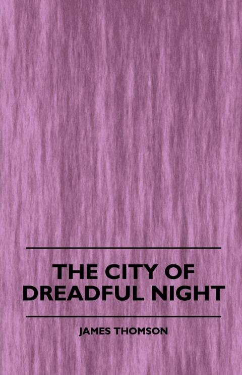 Cover image for book The City of Dreadful Night