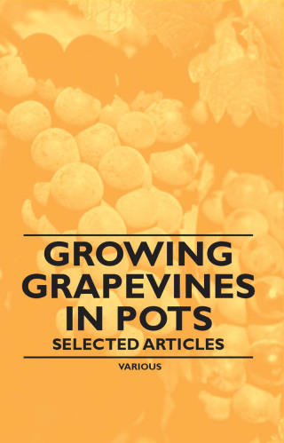 Growing Grapevines in Pots - Selected Articles