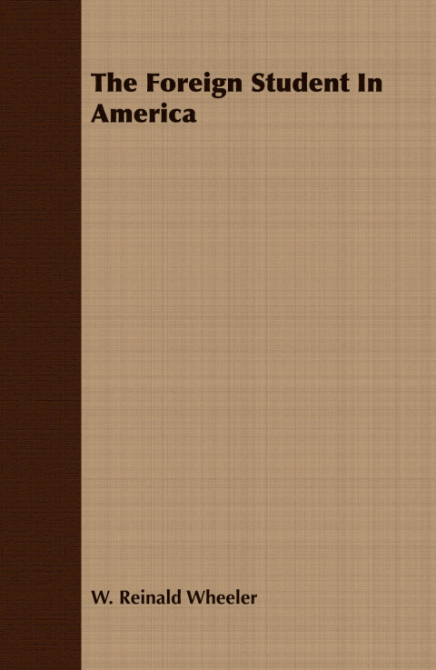 Cover image for book The Foreign Student In America