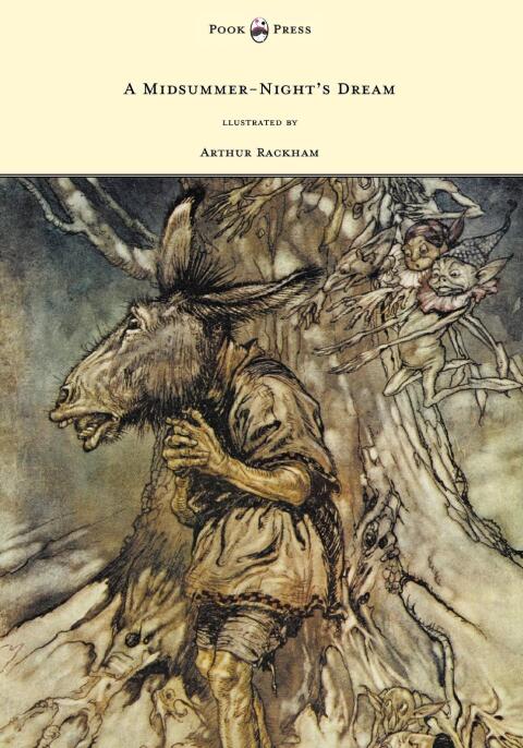 Cover image for book A Midsummer-Night's Dream - Illustrated by Arthur Rackham