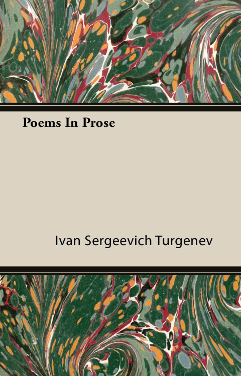 Cover image for book Poems in Prose