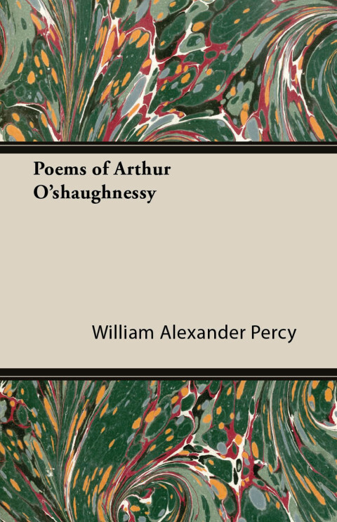 Cover image for book Poems of Arthur O'shaughnessy