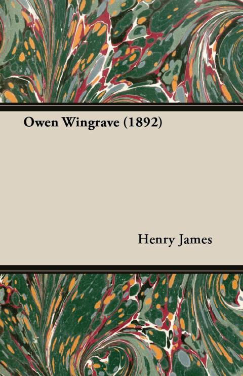 Cover image for book Owen Wingrave (1892)