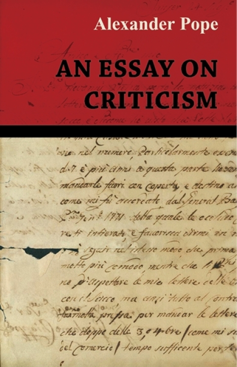Cover image for book An Essay on Criticism
