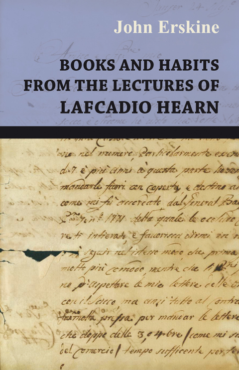 Cover image for book Books and Habits from the lectures of Lafcadio Hearn