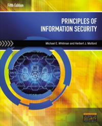 PRINCIPLES OF INFORMATION SECURITY